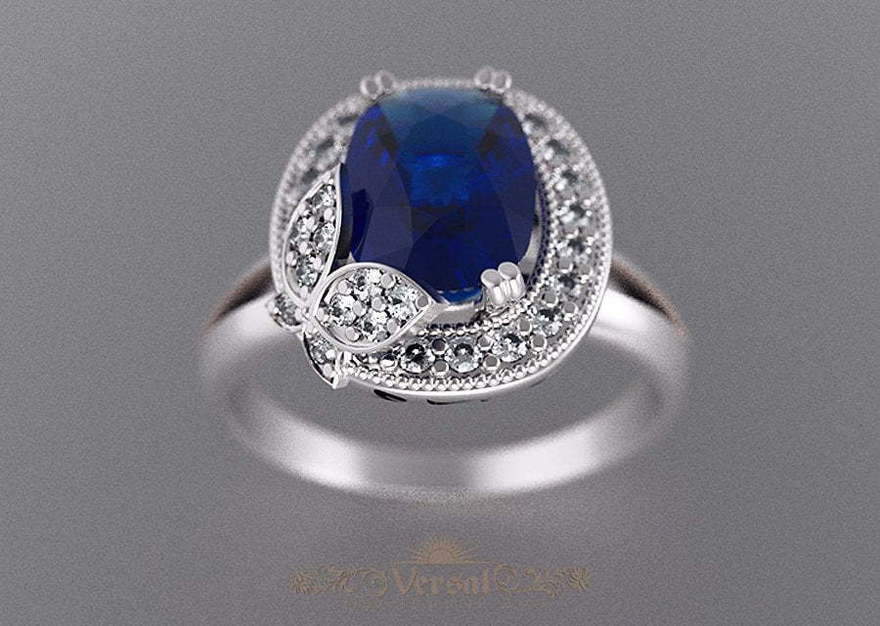 Помолвочное кольцо VGJK0145 из Белое золото от Ювелирный Дом Версаль 2