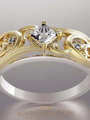 Помолвочное кольцо VGPK0101 из Комбинированные от Ювелирный Дом Версаль 1