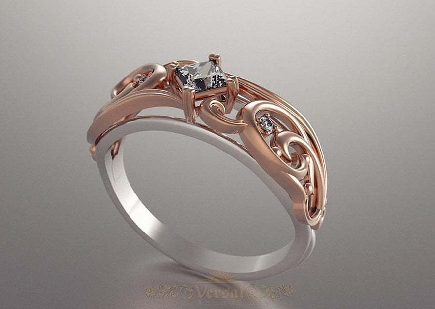 Помолвочное кольцо VGPK0101 из Комбинированные от Ювелирный Дом Версаль 5