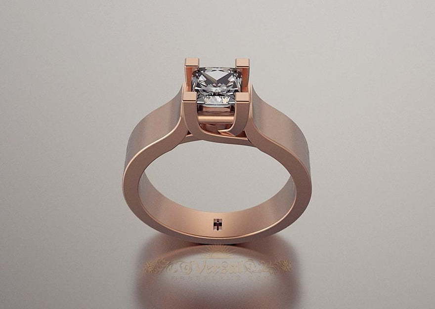 Помолвочное кольцо VGPK0043 из Розовое (красное) золото от Ювелирный Дом Версаль 1
