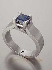 Помолвочное кольцо VGPK0043 из Белое золото, Платина от Ювелирный Дом Версаль 2