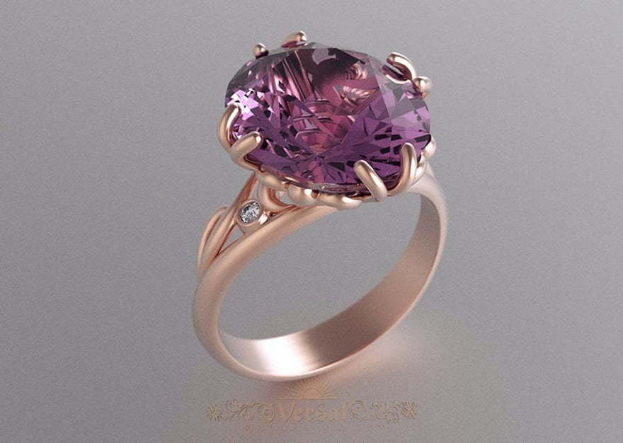 Помолвочное кольцоVGJK0198 из Розовое (красное) золото от Ювелирный Дом Версаль 1