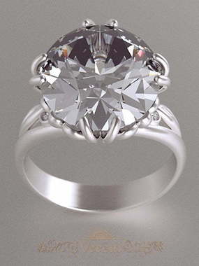 Помолвочное кольцоVGJK0198 из Белое золото от Ювелирный Дом Версаль 2