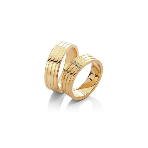 Обручальное кольцо 81-093 из Желтое золото от Ювелирный салон Vasilev and Kulagin 1