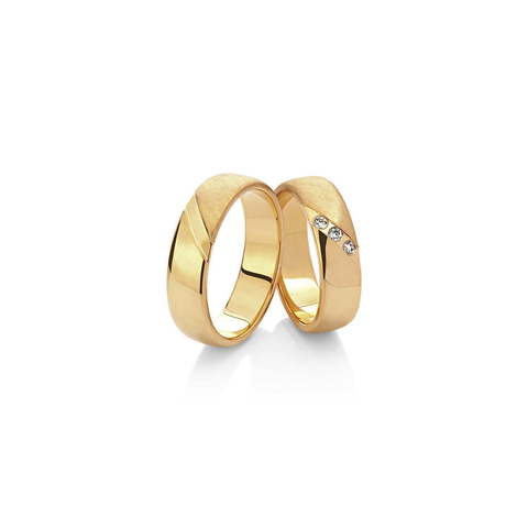 Обручальное кольцо 81-084 из Желтое золото от Ювелирный салон Vasilev and Kulagin 1