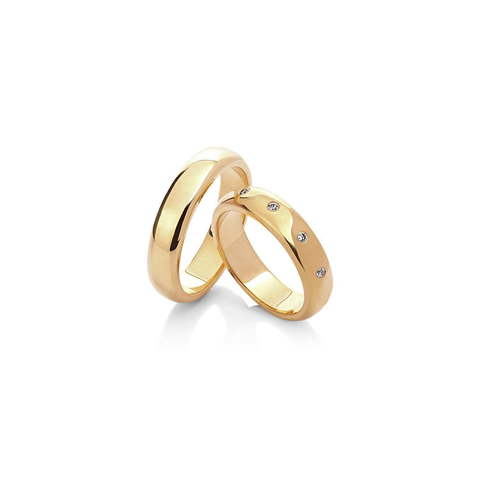 Обручальное кольцо 17-178 из Желтое золото от Ювелирный салон Vasilev and Kulagin 1