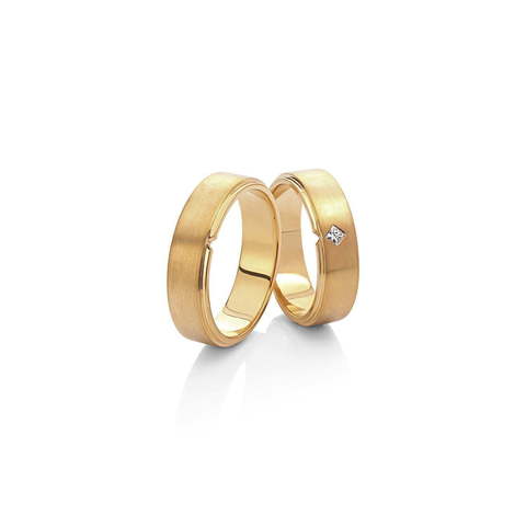 Обручальное кольцо 72-045 из Желтое золото от Ювелирный салон Vasilev and Kulagin 1