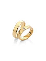 Обручальное кольцо 47-083 из Желтое золото от Ювелирный салон Vasilev and Kulagin 1