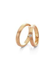 Обручальное кольцо 5-004 из Розовое (красное) золото от Ювелирный салон Vasilev and Kulagin 1