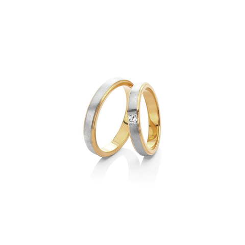 Обручальное кольцо 5-004 из Комбинированные от Ювелирный салон Vasilev and Kulagin 2