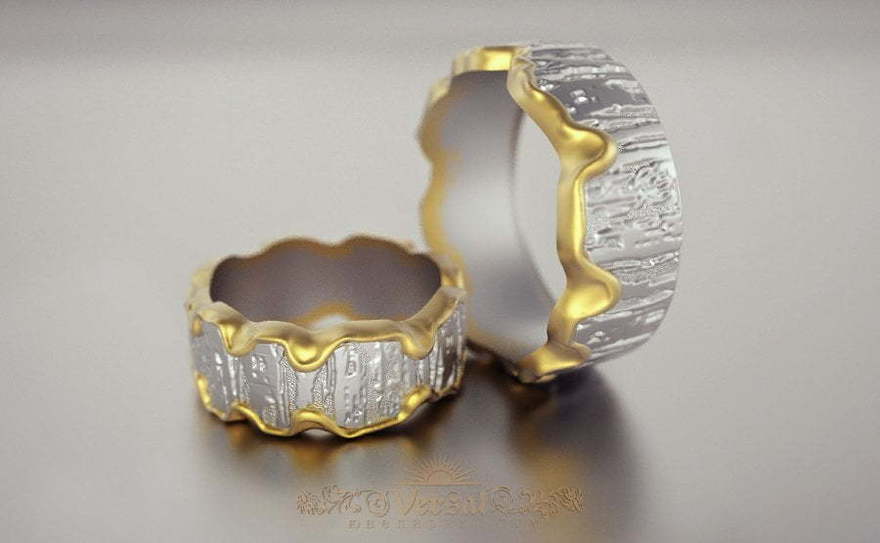 Обручальные кольца VGOK0160 из Комбинированные от Ювелирный Дом Версаль 1