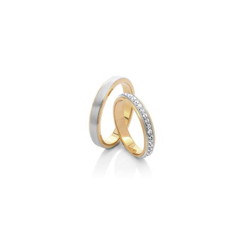 Обручальное кольцо 5-004Д из Комбинированные от Ювелирный салон Vasilev and Kulagin 1