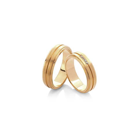 Обручальное кольцо 5-004 из Желтое золото от Ювелирный салон Vasilev and Kulagin 1