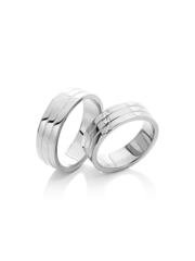 Обручальное кольцо 28-022 из Белое золото, Платина от Ювелирный салон Vasilev and Kulagin 1