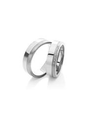 Обручальное кольцо 17-058 из Белое золото от Ювелирный салон Vasilev and Kulagin 1