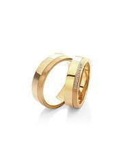 Обручальное кольцо 17-058 из Желтое золото от Ювелирный салон Vasilev and Kulagin 1