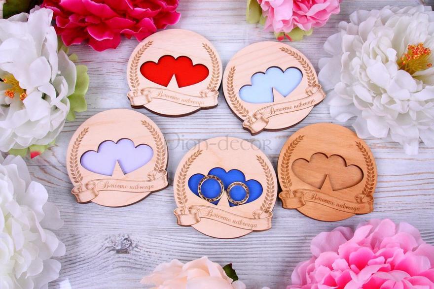 Подставочка для колец - лаванда Вместе навсегда от  2