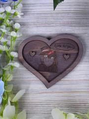 Блюдце для колец Сердечко Me to you от  1