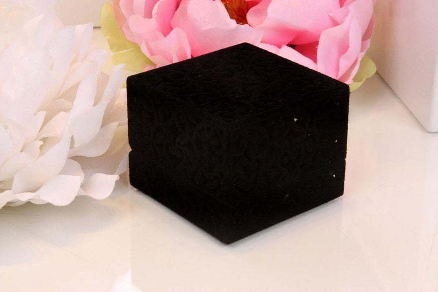 Коробочка для колец Черный узор от  2