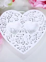 Ажурное сердечко под кольца Белое от  1