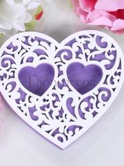 Ажурное сердечко под кольца Лаванда от  1