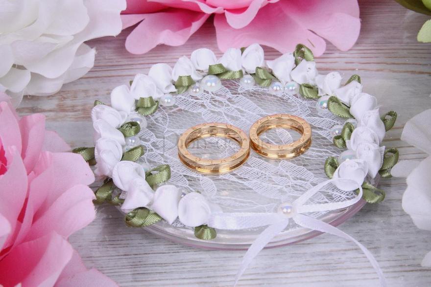 Кружевное блюдечко Белоснежная роза от  3