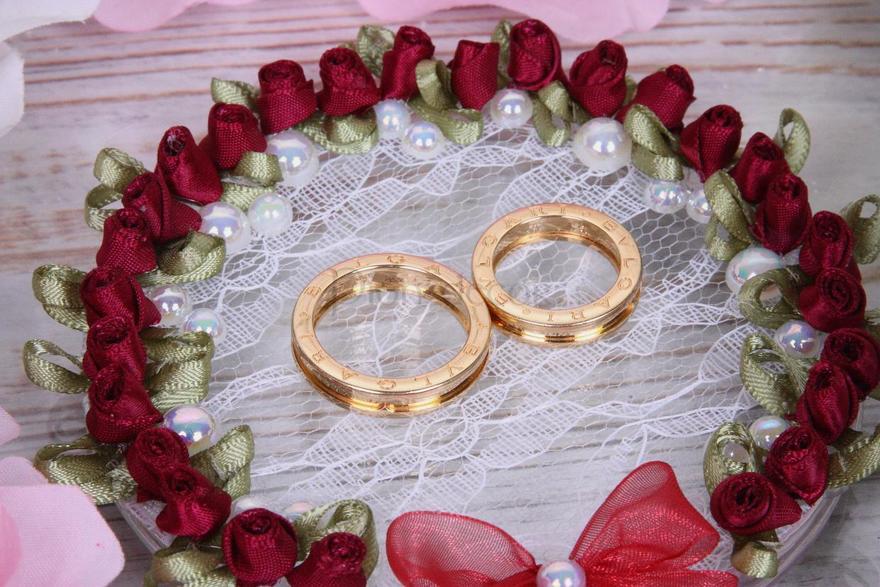 Кружевное блюдечко Роза марсала от  4