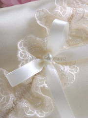 Подушечка Айвори с кружевом от  2