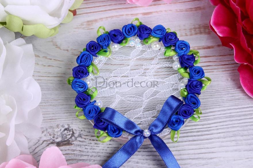 Блюдце для колец Веночек индиго от  4