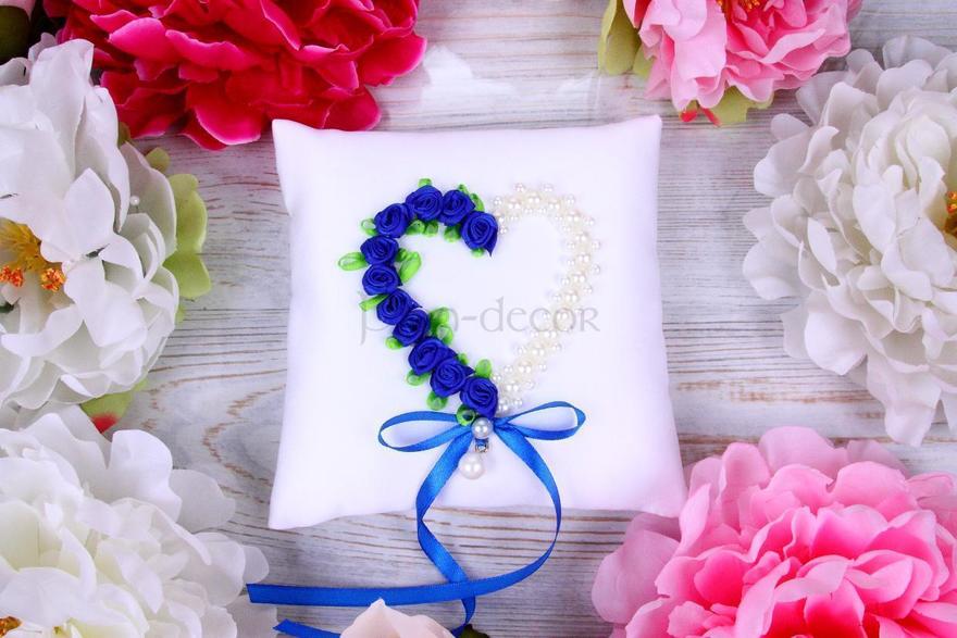 Подушечка Domenico синяя от  2