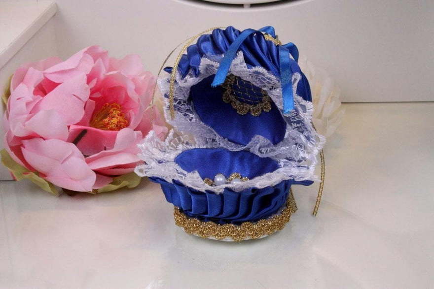 Ракушка для колец цвета индиго от  2