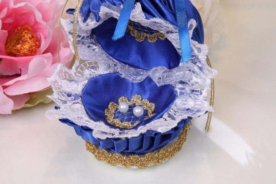 Ракушка для колец цвета индиго от  3