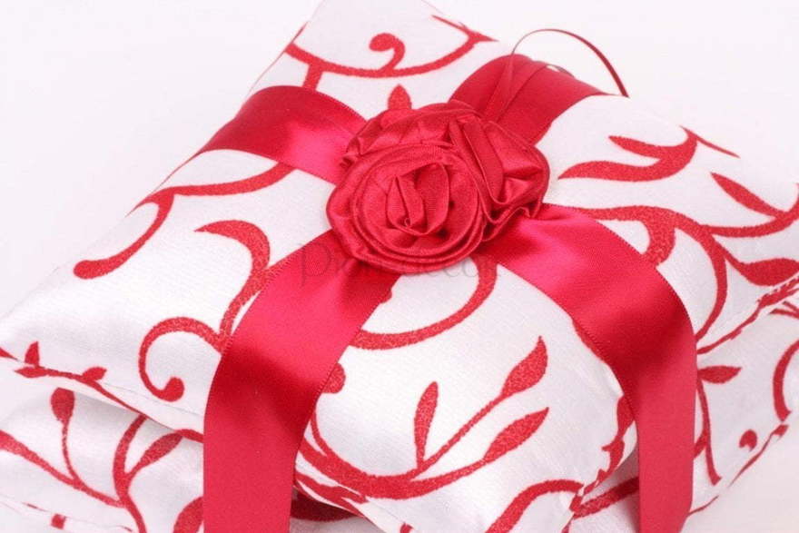 Подушечка Красные узоры от  3