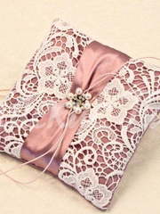 Свадебная подушечка для колец. Коллекция Эмма от Свадебная арт студия Райские Павы 1