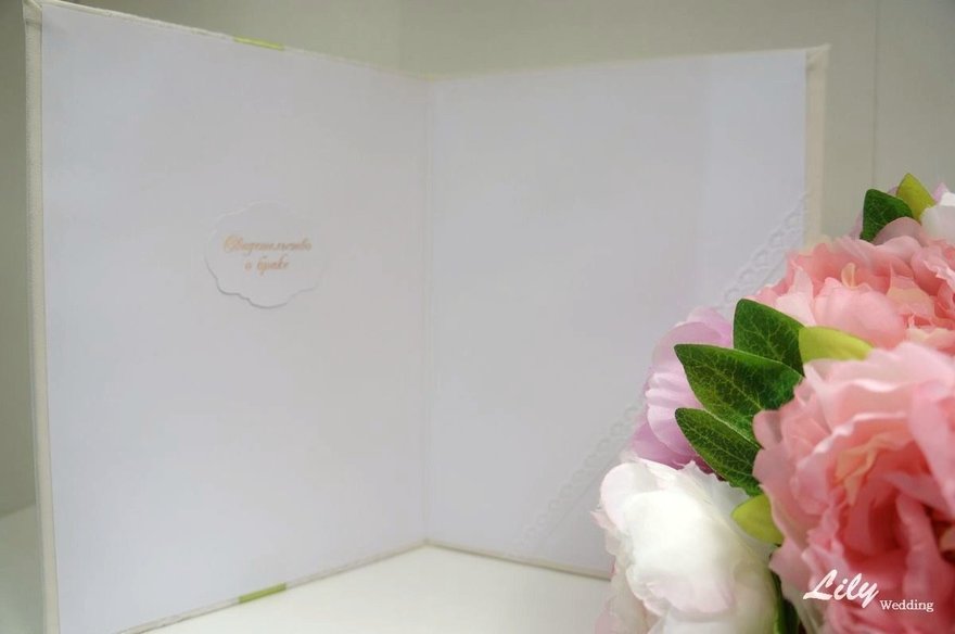 Папка для свидетельства (арт.131-2) от Свадебный салон Wedding Lily 2