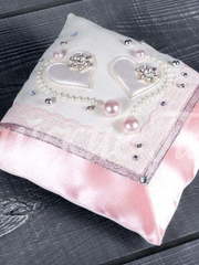 Свадебная подушечка для колец. Коллекция Мартина от Свадебная арт студия Райские Павы 1