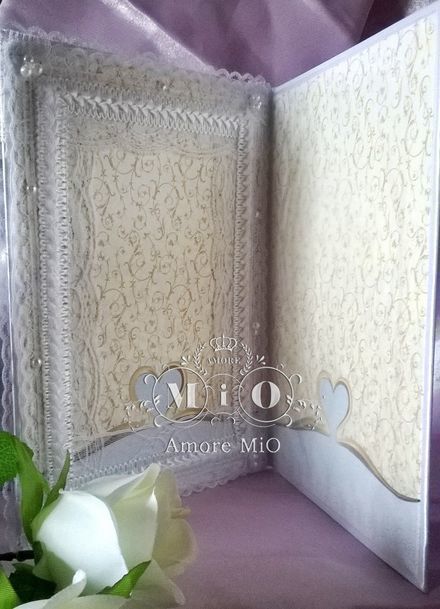 Папка рамка Снежная роза от Свадебный салон Amore Mio 1
