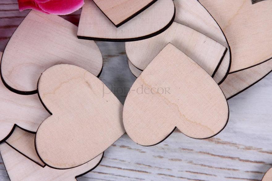 Сердечки для пожеланий Natural от  3