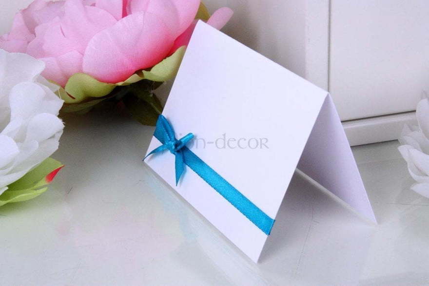 Карточка для имени гостя Бирюза от  3