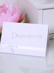 Карточка Белый бант от  1