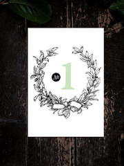 Лаурель - номер стола от Пригласи красиво 2