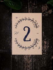 Рустик - номер стола от Пригласи красиво 1