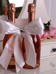 Белый бант на шампанское от  1