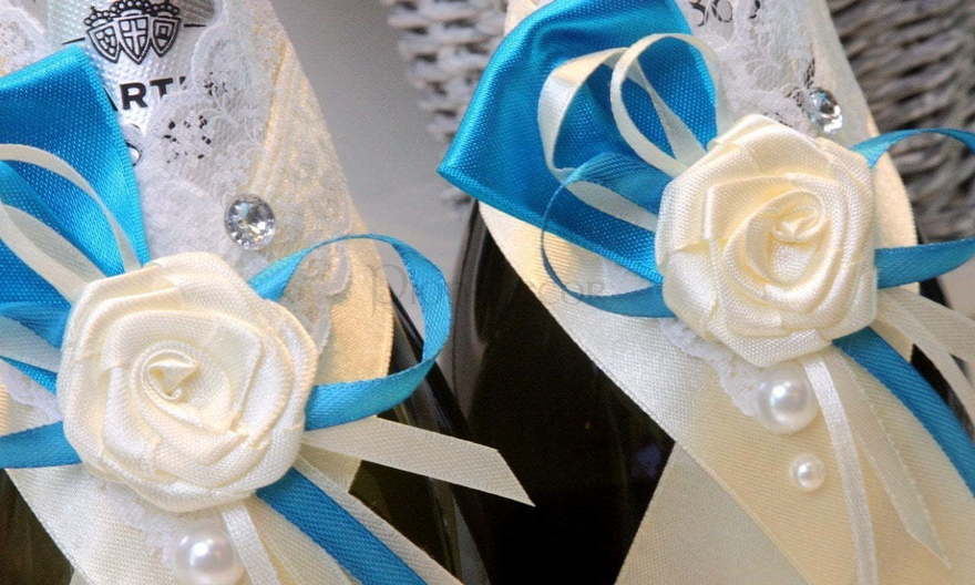 Украшение Бирюзовые накидочки от  3