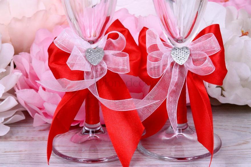 Бокалы Красный бант от  2