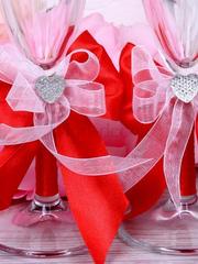 Бокалы Красный бант от  2