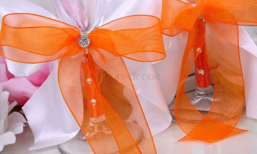 Бокалы Оранжевые от  3