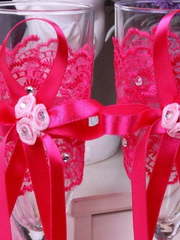 Бокалы Розовые розы от  2