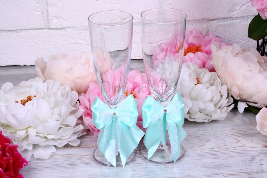 Бокалы с украшением Мята от  3