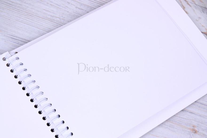 Альбом для пожеланий Серебристо-голубой от  4